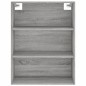vidaXL Credenza Grigio Sonoma 69,5x34x180 cm in Legno Multistrato vidaXL Credenza Grigio Sonoma 69,5x34x180 cm in Legno Multistrato