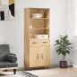 vidaXL Credenza Rovere Sonoma 69,5x34x180 cm in Legno Multistrato vidaXL Credenza Rovere Sonoma 69,5x34x180 cm in Legno Multistrato