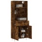 vidaXL Credenza Rovere Fumo 69,5x34x180 cm in Legno Multistrato vidaXL Credenza Rovere Fumo 69,5x34x180 cm in Legno Multistrato