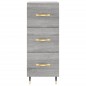 vidaXL Credenza Grigio Sonoma 34,5x34x180 cm in Legno Multistrato vidaXL Credenza Grigio Sonoma 34,5x34x180 cm in Legno Multistrato