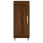 vidaXL Credenza Rovere Marrone 34,5x34x180 cm in Legno Multistrato vidaXL Credenza Rovere Marrone 34,5x34x180 cm in Legno Multistrato
