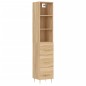 vidaXL Credenza Rovere Sonoma 34,5x34x180 cm in Legno Multistrato vidaXL Credenza Rovere Sonoma 34,5x34x180 cm in Legno Multistrato