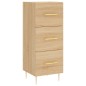 vidaXL Credenza Rovere Sonoma 34,5x34x180 cm in Legno Multistrato vidaXL Credenza Rovere Sonoma 34,5x34x180 cm in Legno Multistrato