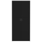 Scarpiera Nera 80x35,5x180 cm in Truciolato Scarpiera Nera 80x35,5x180 cm in Truciolato