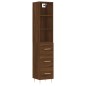 vidaXL Credenza Rovere Marrone 34,5x34x180 cm in Legno Multistrato vidaXL Credenza Rovere Marrone 34,5x34x180 cm in Legno Multistrato