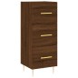 vidaXL Credenza Rovere Marrone 34,5x34x180 cm in Legno Multistrato vidaXL Credenza Rovere Marrone 34,5x34x180 cm in Legno Multistrato