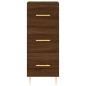 vidaXL Credenza Rovere Marrone 34,5x34x180 cm in Legno Multistrato vidaXL Credenza Rovere Marrone 34,5x34x180 cm in Legno Multistrato