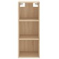 vidaXL Credenza Rovere Sonoma 34,5x34x180 cm in Legno Multistrato vidaXL Credenza Rovere Sonoma 34,5x34x180 cm in Legno Multistrato
