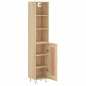 vidaXL Credenza Rovere Sonoma 34,5x34x180 cm in Legno Multistrato vidaXL Credenza Rovere Sonoma 34,5x34x180 cm in Legno Multistrato