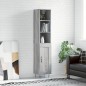 vidaXL Credenza Grigio Sonoma 34,5x34x180 cm in Legno Multistrato vidaXL Credenza Grigio Sonoma 34,5x34x180 cm in Legno Multistrato
