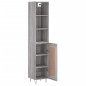 vidaXL Credenza Grigio Sonoma 34,5x34x180 cm in Legno Multistrato vidaXL Credenza Grigio Sonoma 34,5x34x180 cm in Legno Multistrato