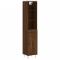 vidaXL Credenza Rovere Marrone 34,5x34x180 cm in Legno Multistrato vidaXL Credenza Rovere Marrone 34,5x34x180 cm in Legno Multistrato