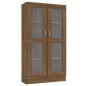 Mobile Vetrina Rovere Marrone 82,5x30,5x150cm Legno Multistrato Mobile Vetrina Rovere Marrone 82,5x30,5x150cm Legno Multistrato
