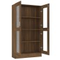 Mobile Vetrina Rovere Marrone 82,5x30,5x150cm Legno Multistrato Mobile Vetrina Rovere Marrone 82,5x30,5x150cm Legno Multistrato