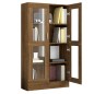 Mobile Vetrina Rovere Marrone 82,5x30,5x150cm Legno Multistrato Mobile Vetrina Rovere Marrone 82,5x30,5x150cm Legno Multistrato