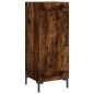 vidaXL Credenza Rovere Fumo 34,5x34x180 cm in Legno Multistrato vidaXL Credenza Rovere Fumo 34,5x34x180 cm in Legno Multistrato