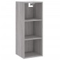 vidaXL Credenza Grigio Sonoma 34,5x34x180 cm in Legno Multistrato vidaXL Credenza Grigio Sonoma 34,5x34x180 cm in Legno Multistrato