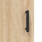 vidaXL Credenza Rovere Sonoma 34,5x34x180 cm in Legno Multistrato vidaXL Credenza Rovere Sonoma 34,5x34x180 cm in Legno Multistrato