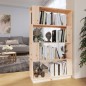 Libreria/Divisorio 80x25x132 cm in Legno Massello di Pino Libreria/Divisorio 80x25x132 cm in Legno Massello di Pino