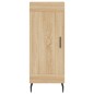 vidaXL Credenza Rovere Sonoma 34,5x34x180 cm in Legno Multistrato vidaXL Credenza Rovere Sonoma 34,5x34x180 cm in Legno Multistrato