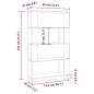 Libreria/Divisorio 80x25x132 cm in Legno Massello di Pino Libreria/Divisorio 80x25x132 cm in Legno Massello di Pino