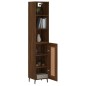 vidaXL Credenza Rovere Marrone 34,5x34x180 cm in Legno Multistrato vidaXL Credenza Rovere Marrone 34,5x34x180 cm in Legno Multistrato