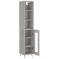 vidaXL Credenza Grigio Sonoma 34,5x34x180 cm in Legno Multistrato vidaXL Credenza Grigio Sonoma 34,5x34x180 cm in Legno Multistrato