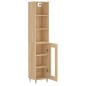vidaXL Credenza Rovere Sonoma 34,5x34x180 cm in Legno Multistrato vidaXL Credenza Rovere Sonoma 34,5x34x180 cm in Legno Multistrato