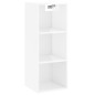 vidaXL Credenza 34,5x34x180 cm in Legno Multistrato Bianco Lucido vidaXL Credenza 34,5x34x180 cm in Legno Multistrato Bianco Lucido