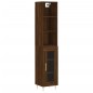 vidaXL Credenza Rovere Marrone 34,5x34x180 cm in Legno Multistrato vidaXL Credenza Rovere Marrone 34,5x34x180 cm in Legno Multistrato