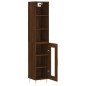 vidaXL Credenza Rovere Marrone 34,5x34x180 cm in Legno Multistrato vidaXL Credenza Rovere Marrone 34,5x34x180 cm in Legno Multistrato
