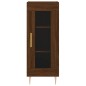 vidaXL Credenza Rovere Marrone 34,5x34x180 cm in Legno Multistrato vidaXL Credenza Rovere Marrone 34,5x34x180 cm in Legno Multistrato
