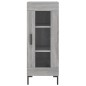 vidaXL Credenza Grigio Sonoma 34,5x34x180 cm in Legno Multistrato vidaXL Credenza Grigio Sonoma 34,5x34x180 cm in Legno Multistrato