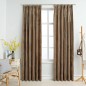 vidaXL Tende Oscuranti con Ganci 2 pz Beige in Velluto 140x175 cm vidaXL Tende Oscuranti con Ganci 2 pz Beige in Velluto 140x175 cm