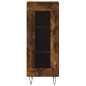 vidaXL Credenza Rovere Fumo 34,5x34x180 cm in Legno Multistrato vidaXL Credenza Rovere Fumo 34,5x34x180 cm in Legno Multistrato