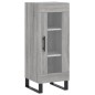 vidaXL Credenza Grigio Sonoma 34,5x34x180 cm in Legno Multistrato vidaXL Credenza Grigio Sonoma 34,5x34x180 cm in Legno Multistrato