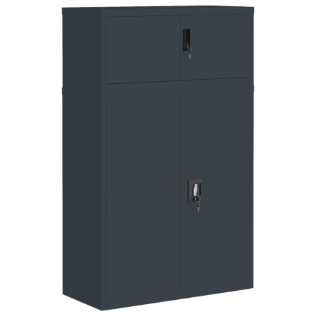 vidaXL Armadio Classificatore Antracite 90x40x145 cm in Acciaio
