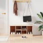 vidaXL Panca Porta Scarpe ALTA 100x35x45 cm in Legno Massello di Pino