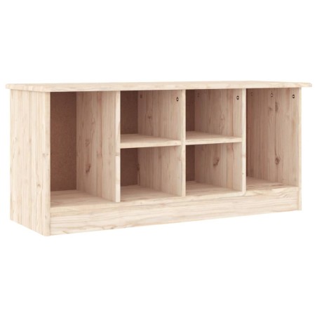 vidaXL Panca Porta Scarpe ALTA 100x35x45 cm in Legno Massello di Pino