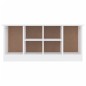 vidaXL Panca Porta Scarpe ALTA Bianca 100x35x45 cm Legno Massello Pino