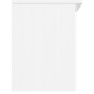 vidaXL Panca Porta Scarpe ALTA Bianca 100x35x45 cm Legno Massello Pino