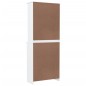 vidaXL Credenza ALTA Bianca 77x35x188 cm in Legno Massello di Pino vidaXL Credenza ALTA Bianca 77x35x188 cm in Legno Massello di Pino