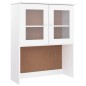 vidaXL Credenza ALTA Bianca 77x35x165 cm in Legno Massello di Pino vidaXL Credenza ALTA Bianca 77x35x165 cm in Legno Massello di Pino