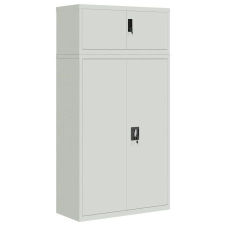 vidaXL Armadio Classificatore Grigio Chiaro 90x40x180 cm in Acciaio