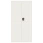 vidaXL Armadio Classificatore Bianco 90x40x220 cm in Acciaio