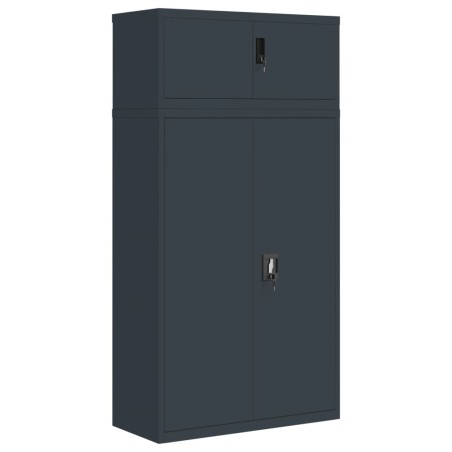 vidaXL Armadio Classificatore Antracite 90x40x180 cm in Acciaio