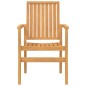 vidaXL Set da Pranzo da Giardino 7 pz in Legno Massello di Teak vidaXL Set da Pranzo da Giardino 7 pz in Legno Massello di Teak