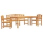 vidaXL Set da Pranzo per Giardino 4 pz in Legno Massello di Teak vidaXL Set da Pranzo per Giardino 4 pz in Legno Massello di Teak