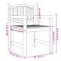 vidaXL Set da Pranzo per Giardino 4 pz in Legno Massello di Teak vidaXL Set da Pranzo per Giardino 4 pz in Legno Massello di Teak