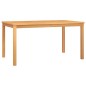 vidaXL Set da Pranzo da Giardino 7 pz in Legno Massello di Teak vidaXL Set da Pranzo da Giardino 7 pz in Legno Massello di Teak